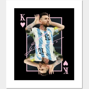 King Messi Posters and Art